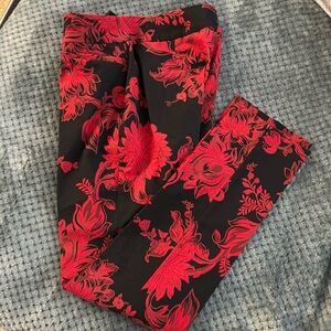 Chico's pull on no zip holiday ankle pant size00R  28" inseam A+ Condition